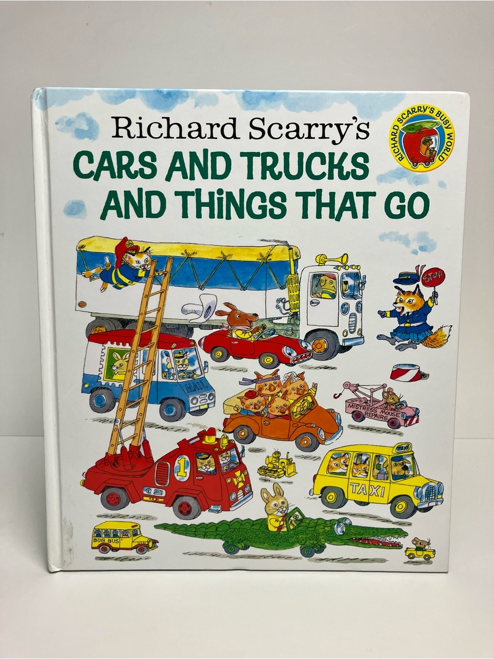 Richard Scarry's Cars & Trucks & Things That Go Hardcover Children's Book